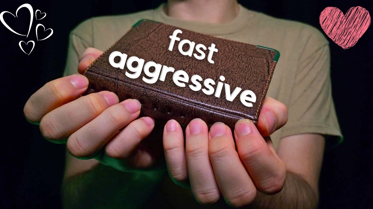 ASMR *addictive* fast and aggressive tapping (no talking)