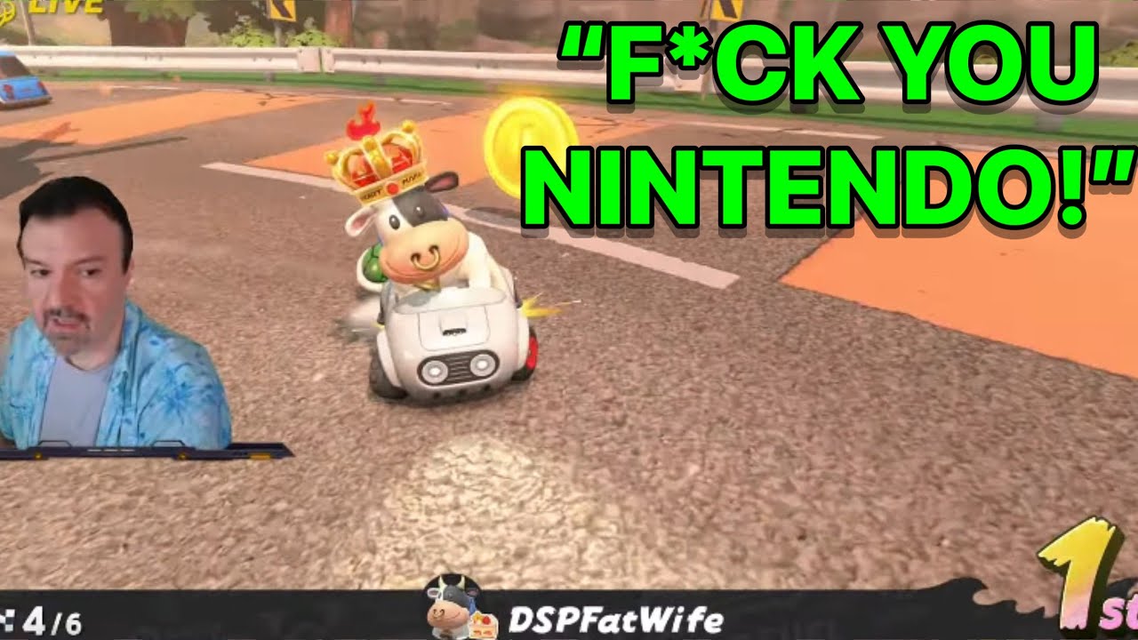 DSP Mario Kart Meltdown, Threatens To Wage Quit Mario Kart 🙏🙏🙏