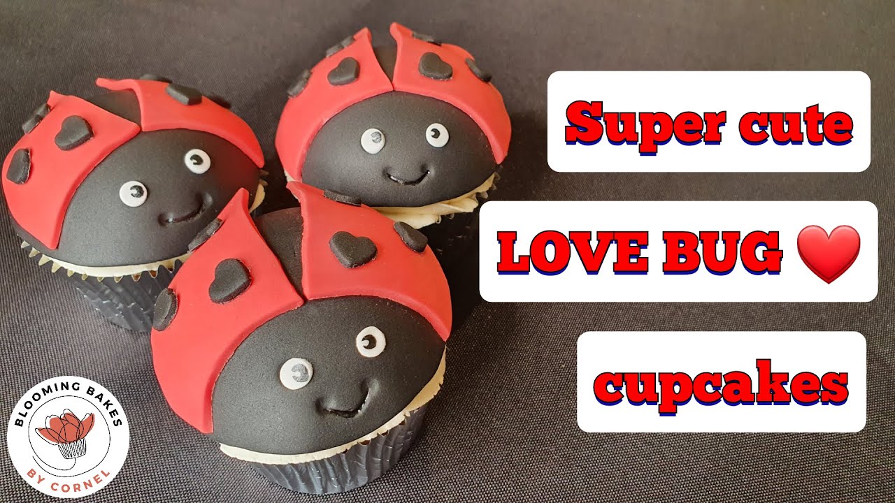 How to make love bug cupcakes