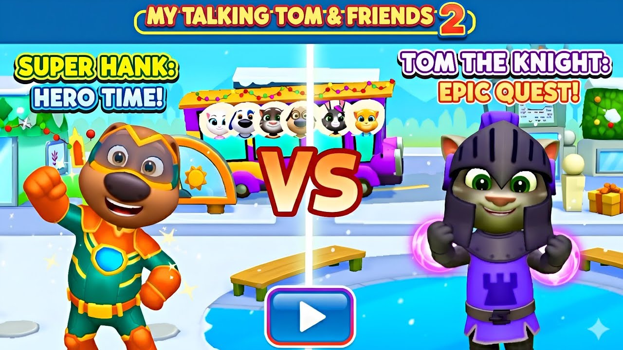 SUPER HANK🦸‍♂️  vs. TOM THE KNIGHT! ⚔️ Tom & Friends' Magic Bus Ride! 🚌✨