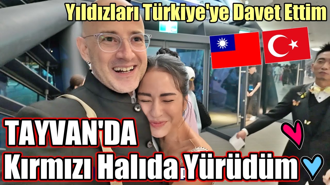 Tayvanlı Yıldızlarla Buluştum❤️Kırmızı Halıda İNANILMAZ GECE😍