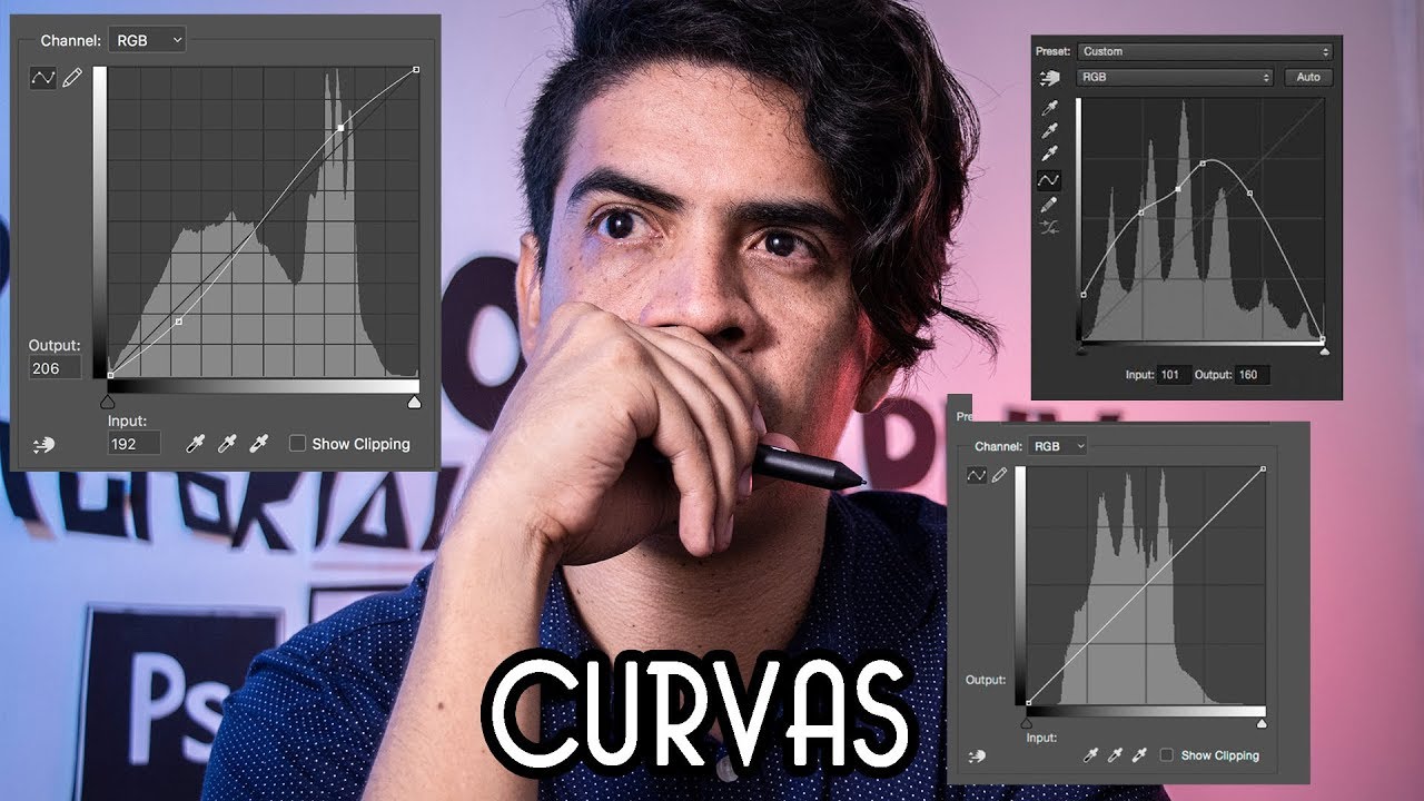 Trucos para usar las CURVAS!! y FLUJO vs OPACIDAD!!! TUTORIAL PHOTOSHOP!!!