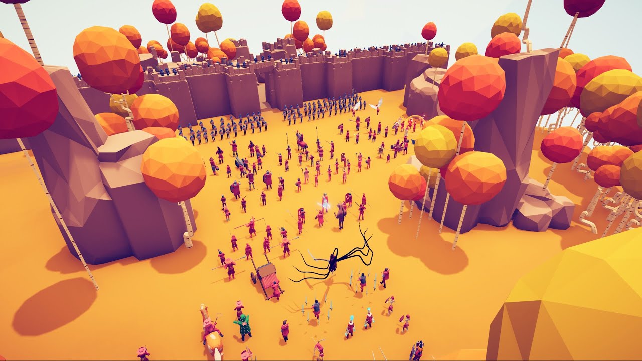 80x GARRISON ARMY vs ALL FACTIONS - Totally Accurate Battle Simulator TABS