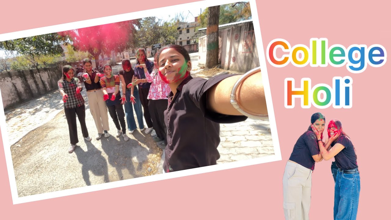 College Holi | Bhang Frank 😂In College ￼