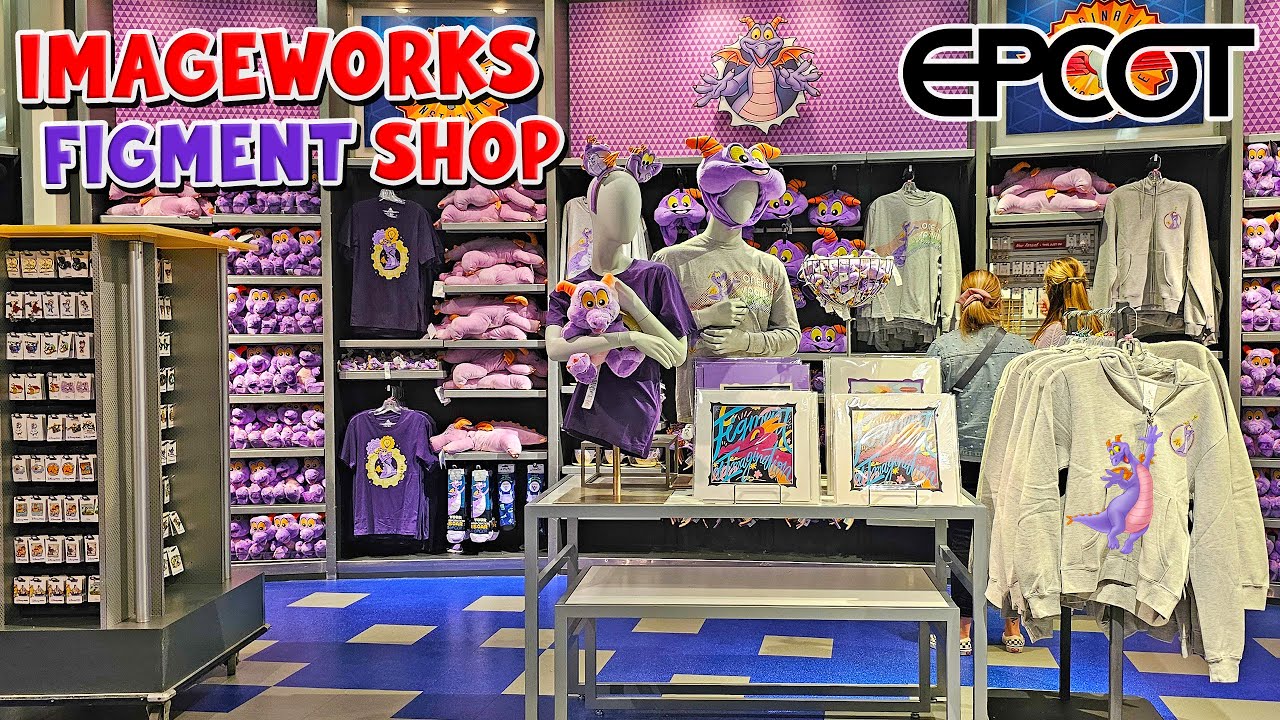 ImageWorks What-If Labs Figment Shop at EPCOT Walt Disney World (Aug 2024) [4K]