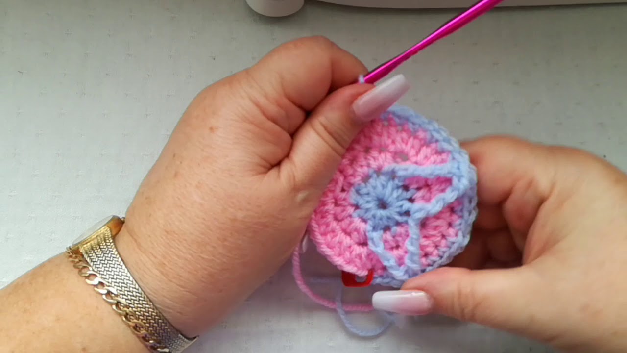 Row 4 Something Magic CAL to show how the star is worked