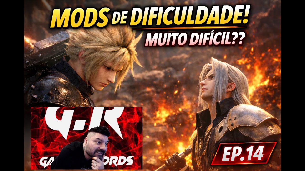 Final Fantasy VII Rebirth é DIFÍCIL demais?? Estes MODS mudam TUDO! | EP.14