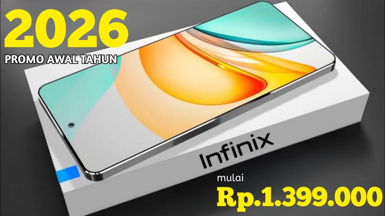 Rp.1.199.000 RAM 8GB/256GB, 7000mAh - Harga semua hp infinix terbaru 2026