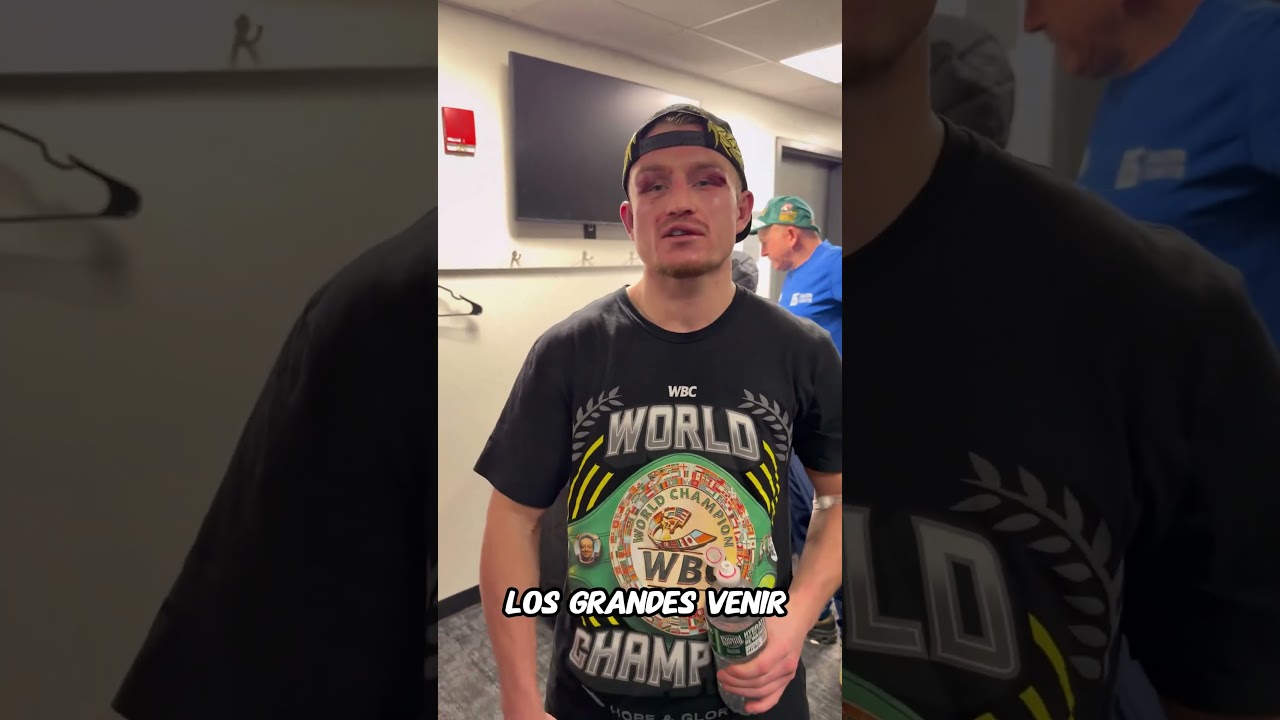 Dalton Smith, nuevo campeón CMB, agradece el apoyo de los fanáticos ingleses en Brooklyn 🇬🇧🏆🥊