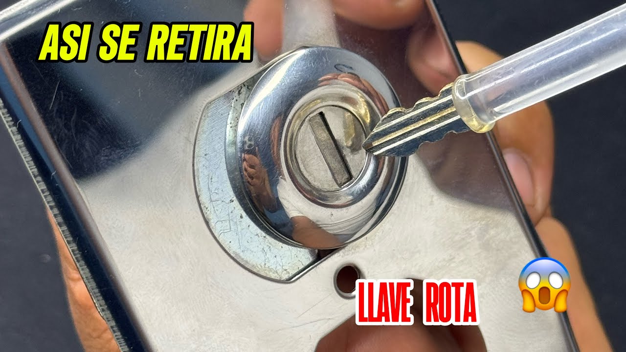 ➡️ Como extraer  llave rota 🔑 de cualquier cerradura 🔐😱🚙🔧