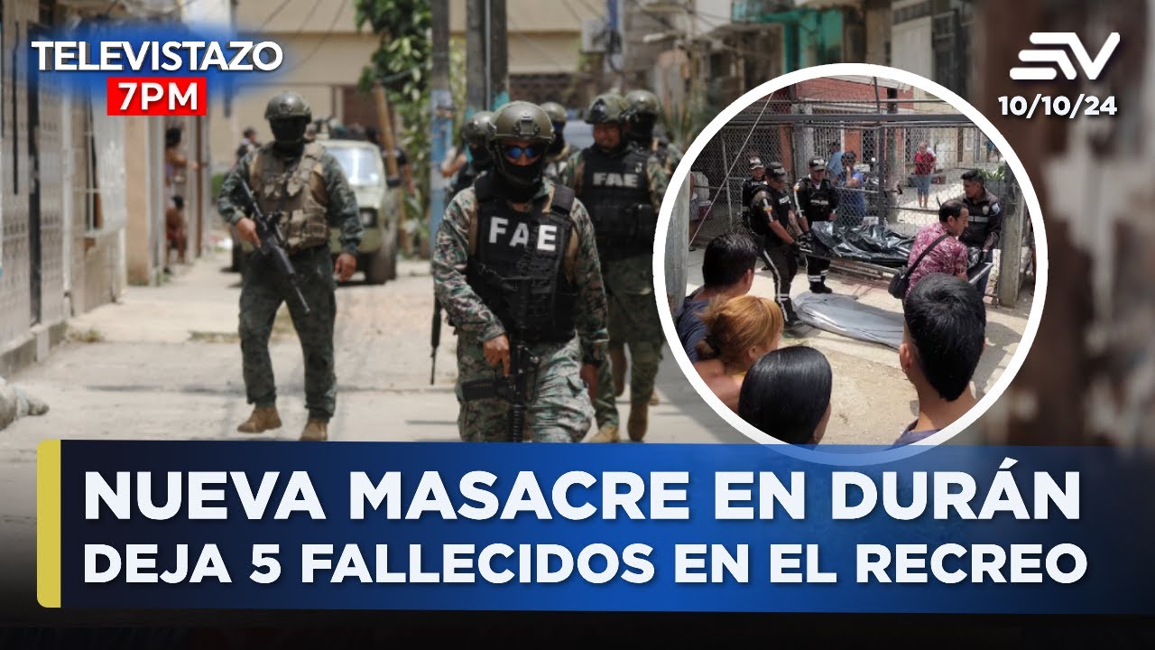 Megaoperativo en Durán tras dos masacres en 36 horas | Televistazo 7 PM #ENVIVO🔴