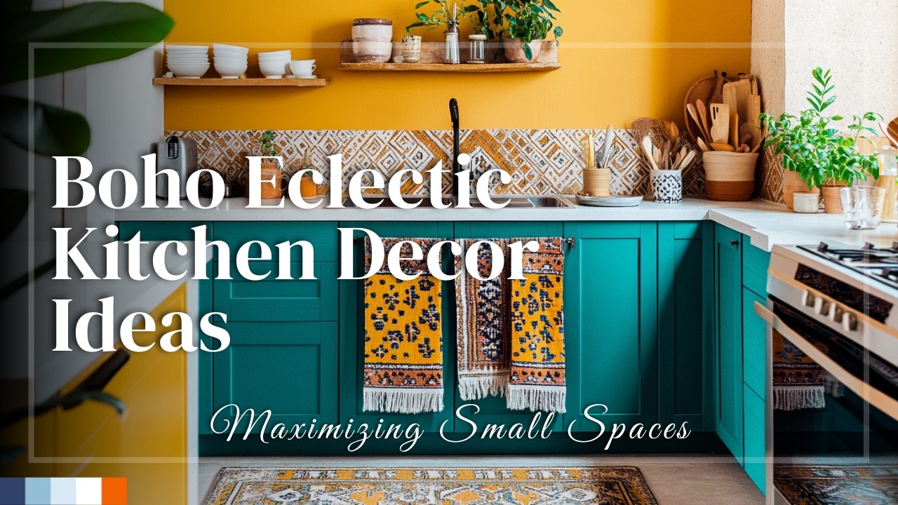 Maximizing Small Spaces: Boho Eclectic Kitchen Decor Ideas