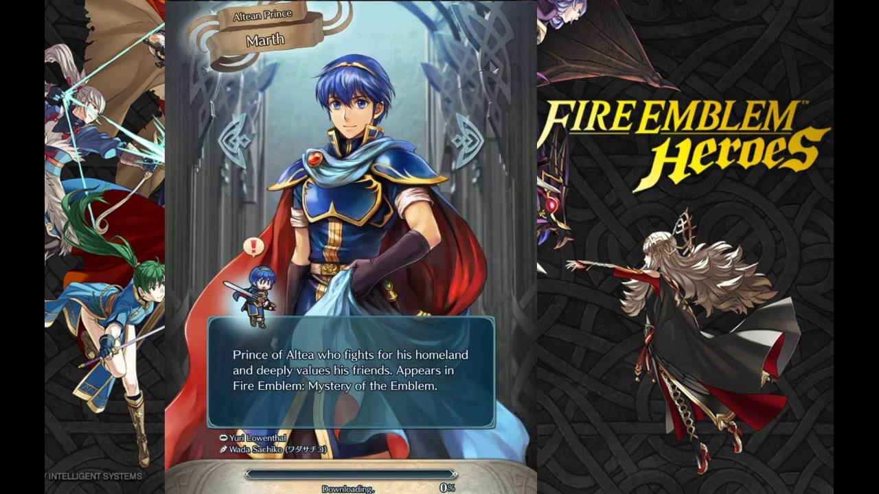 Fire Emblem Heroes Guide to rerolling get 5* heroes Marth Lyn