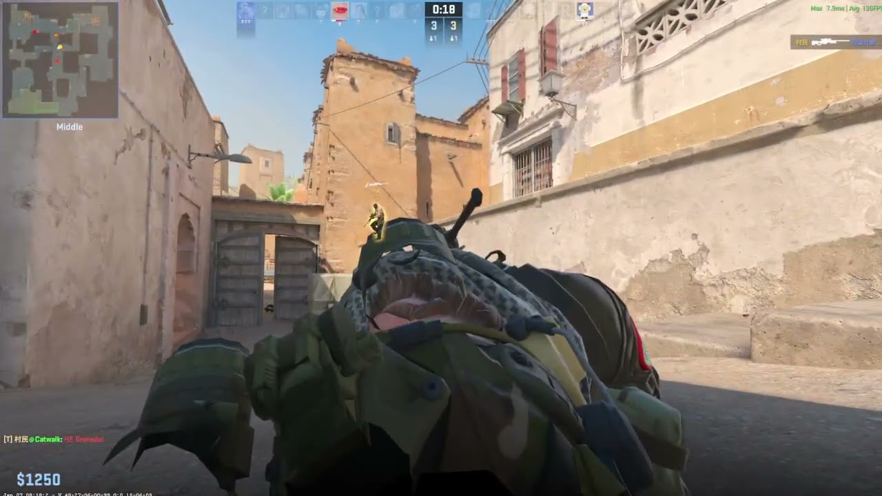 counter strike but my voice is in real life and recording