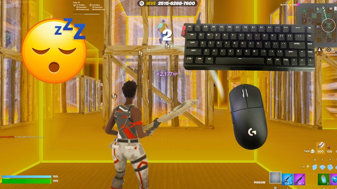 MAD68HE Keyboard Chill ASMR 😴 Fortnite Box Fights 🏆 Relaxing Keyboard Sounds