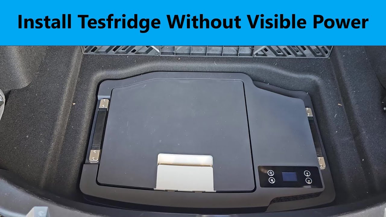 Install AcoPower Tesfridge for Tesla Model 3 Without Visible Cables