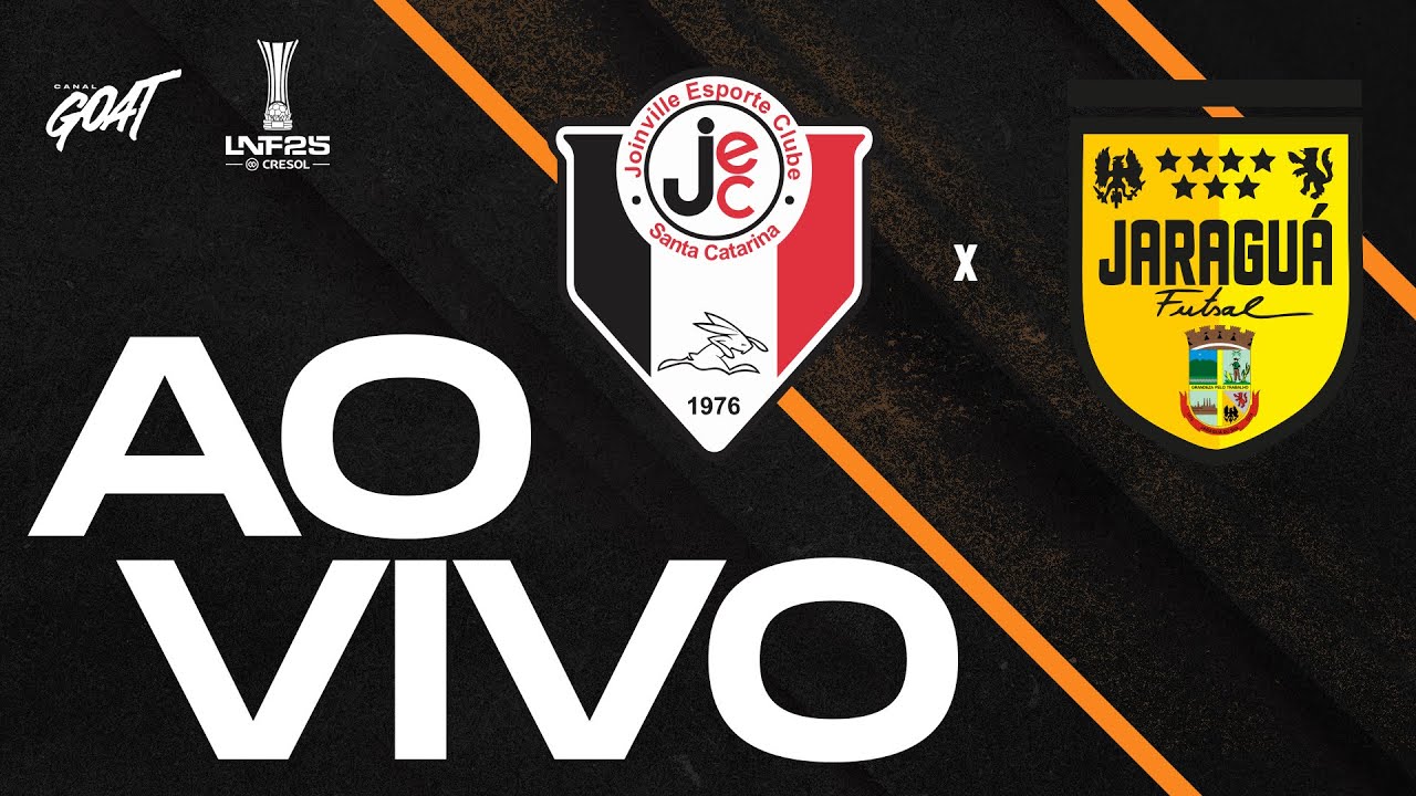 JOINVILLE X JARAGU&Aacute; | QUARTAS | LIGA NACIONAL DE FUTSAL - LNF 2025 | AO VIVO E COM IMAGENS