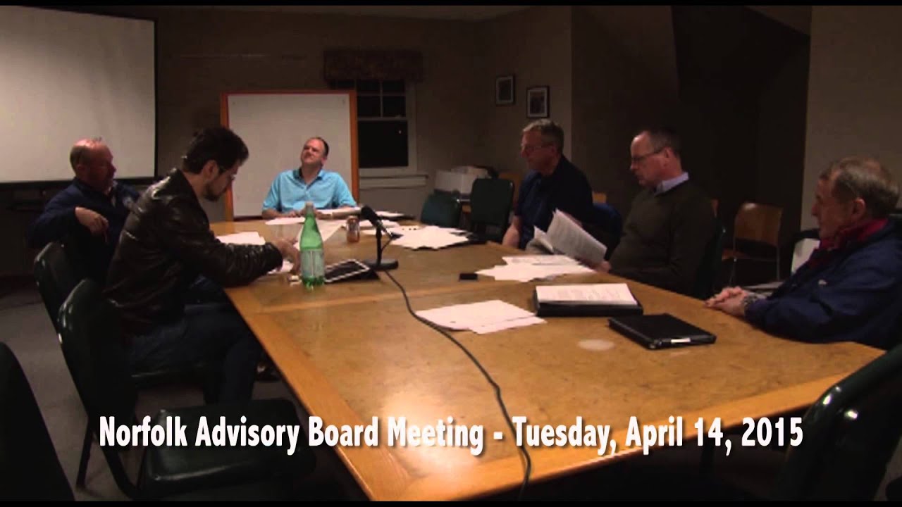Norfolk Advisory Board Meeting - Tuesday, April 14, 2015