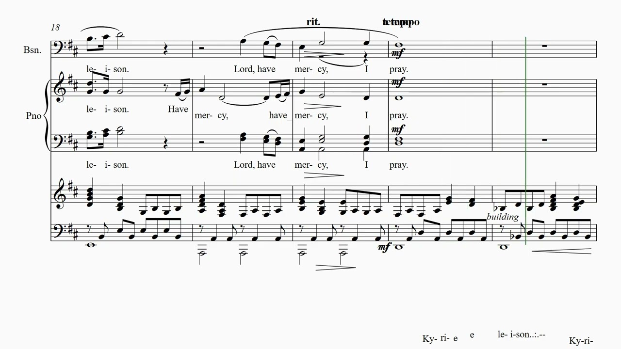 Eleison, Have Mercy tenor