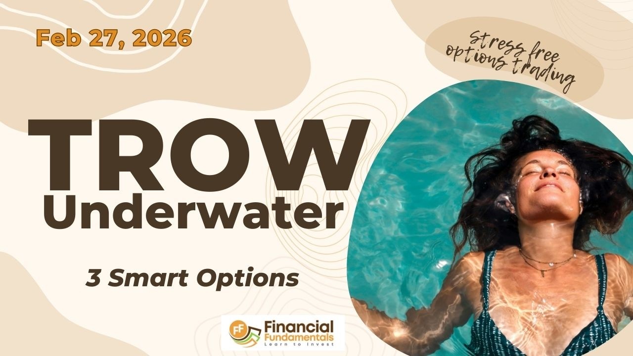 Managing an Underwater TROW Trade | 3 Covered Call & Put Strategies Compared | Saylor Financial