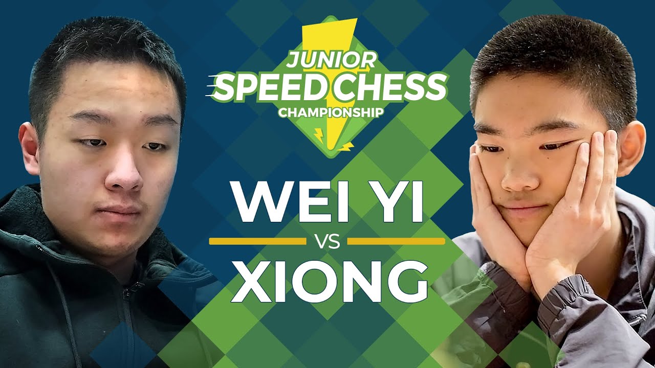 Wei Yi vs Jeffery Xiong: 2019 Junior Speed Chess Championship Final