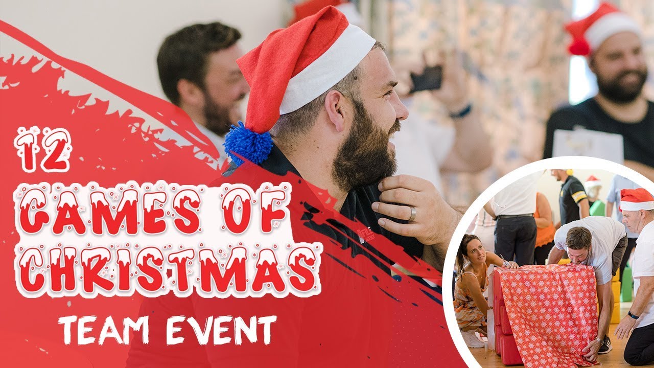 12 GAMES OF CHRISTMAS TEAM EVENT | Hilariously Festive Games & Challenges