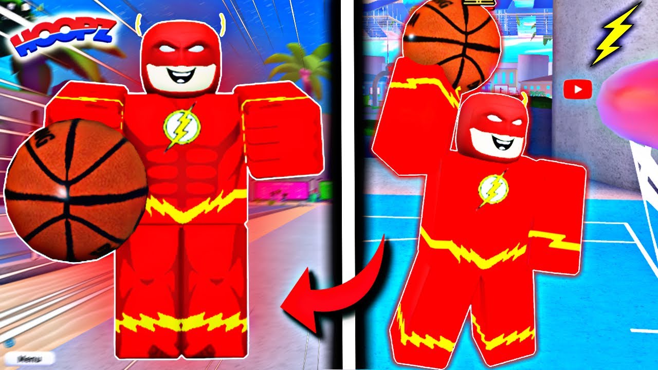 THE FLASH TAKES OVER ROBLOX HOOPZ!⚡