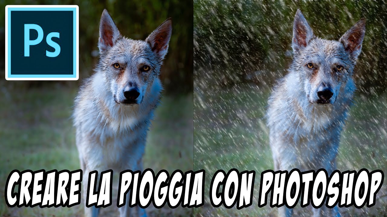Come Creare La Pioggia con Photoshop - Fotografia