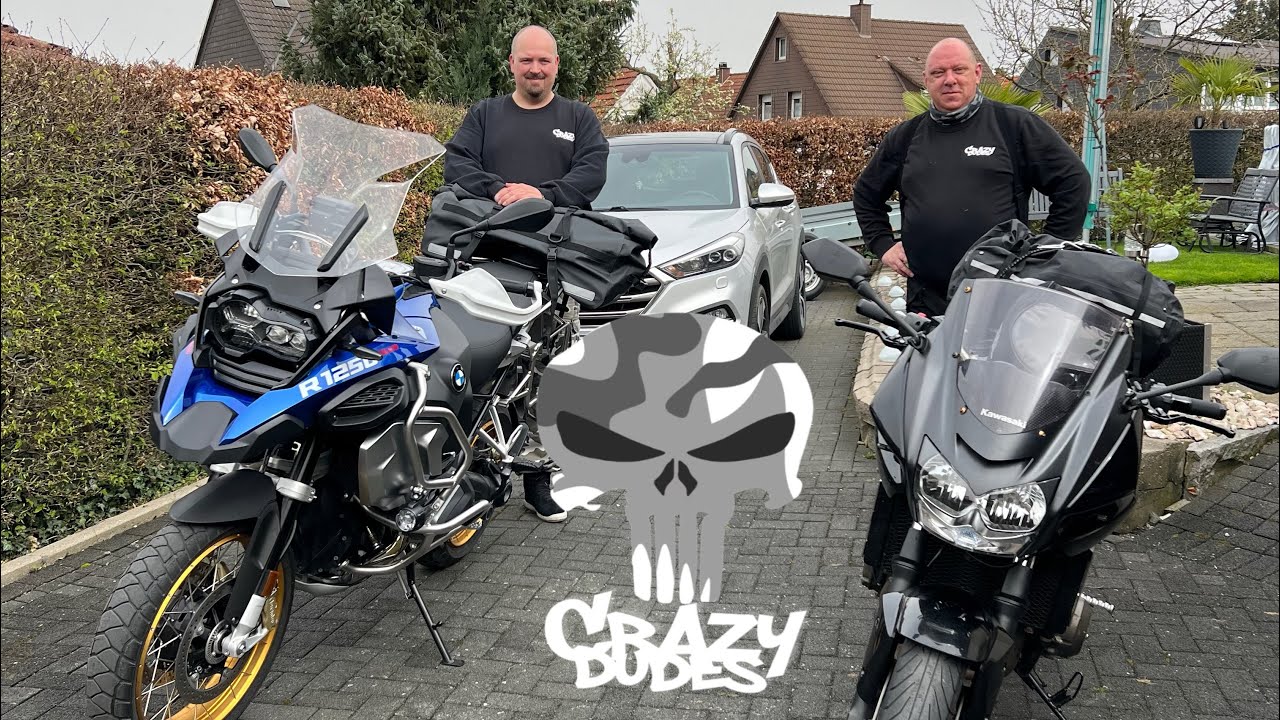 BMW R1250GS Rally 2024 ausgeliehen und mit Sabrina als Sozia unterwegs. Kleine Oster Runde mit Gert.