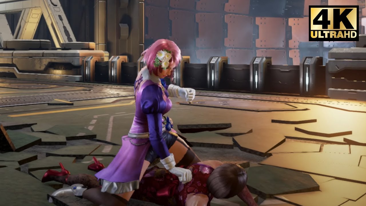 Alisa (Armor King moveset) beats Anna ryona - Tekken 7