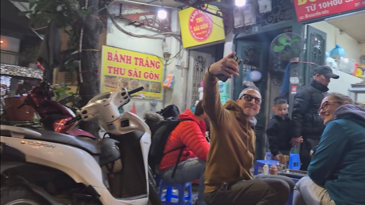 Phố Nguyễn Siêu Hà Nội | Nguyen Sieu Street Hanoi Nightlife winter Walking 