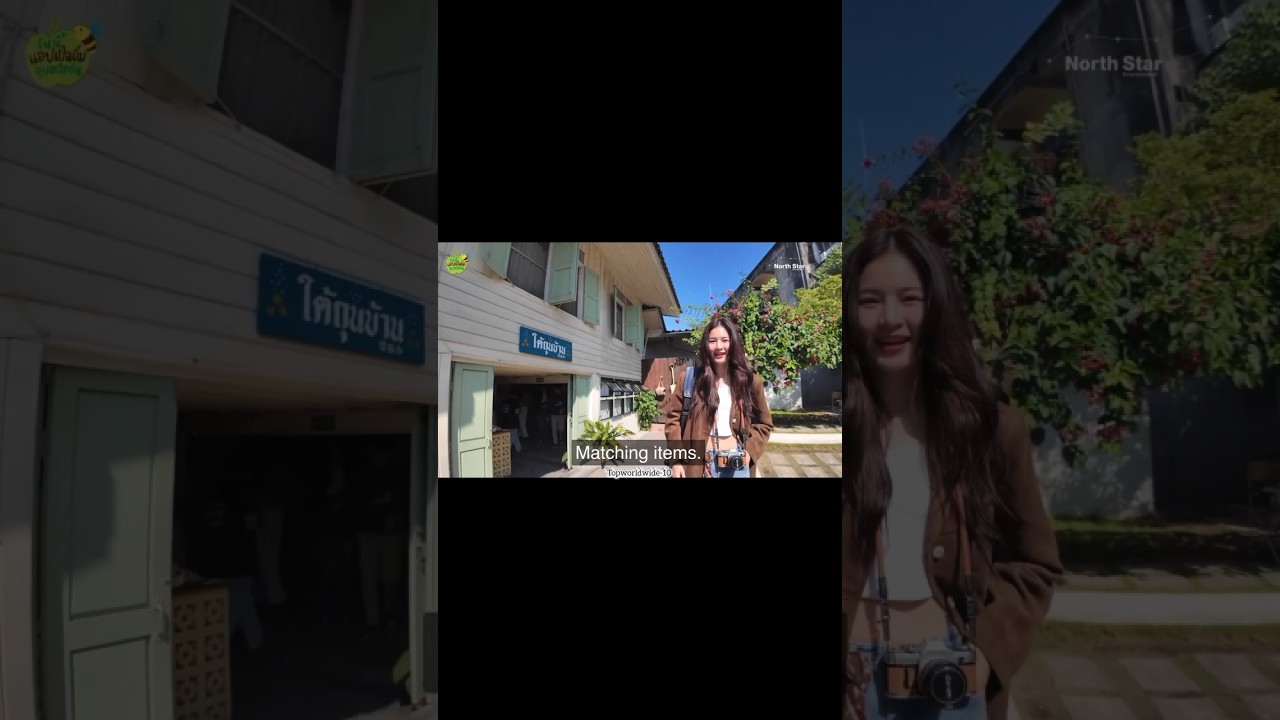 Mim is so smooth flirting with apple 🍏🫣#applemim #theearththeseries #thaigl #fps #vlog #shortsfeed