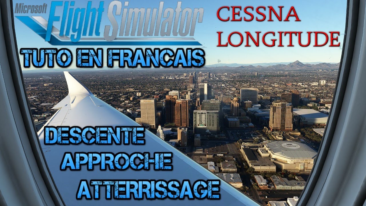 TUTO | APPROCHE ILS | CESSNA CITATION LONGITUDE | DEBUTANT | FS2020 | English subtitles