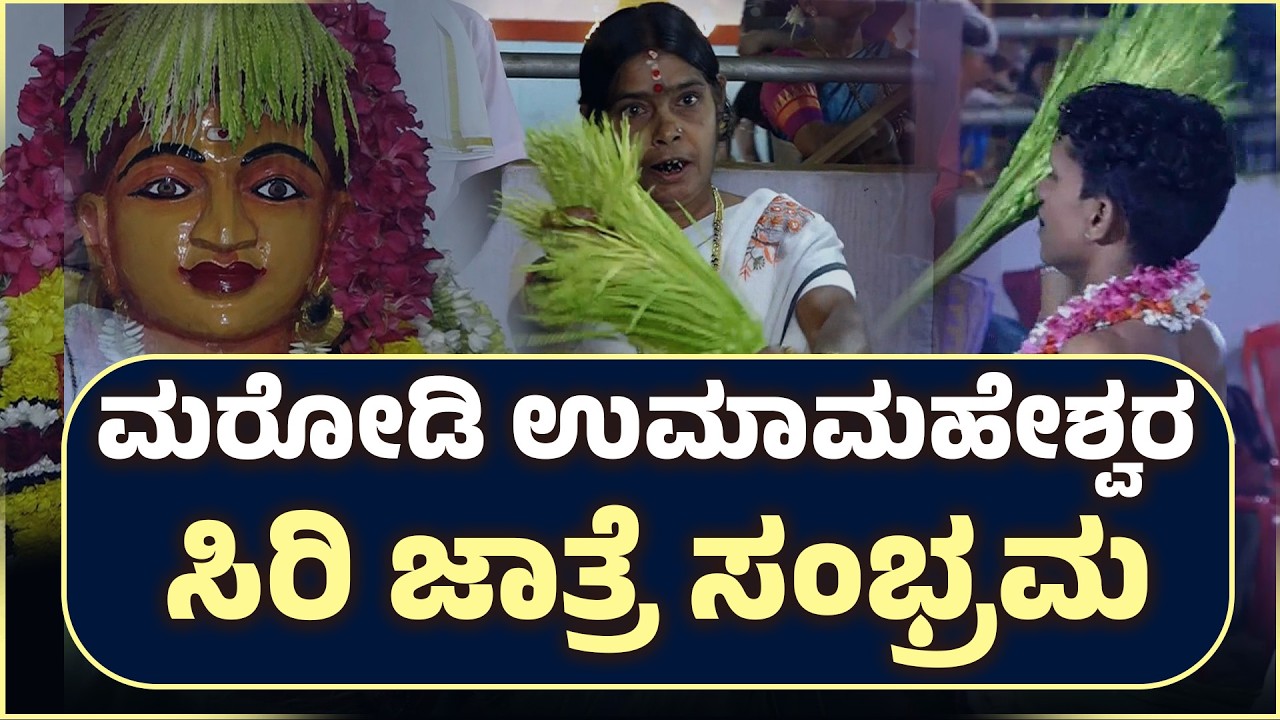 ಮರೋಡಿ ಸಿರಿ ಆಲಡೆ: ಶತಮಾನಗಳ ಸಂಪ್ರದಾಯ | Marodi Uma Maheshwara Siri Jatre| Udayavani