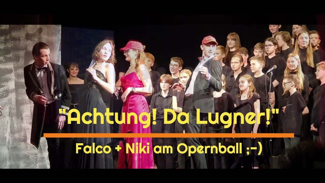 Szene   Falco + Niki am Opernball c Stiftgymnasium Schlierbach