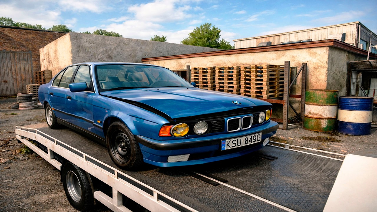 I Bought a Wrecked BMW E34 From a Junkyard… And Restored It! - BeamNG.Drive