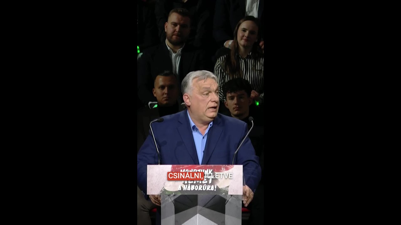 Orbán Viktor elárulta, miért jött a politikába. 