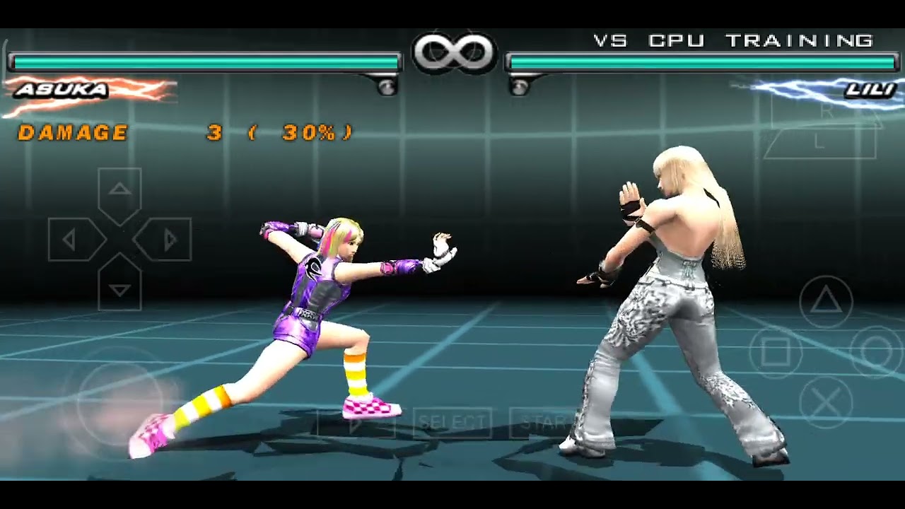Asuka training with Lili | Tekken 5 Dark Resurrection PPSSPP