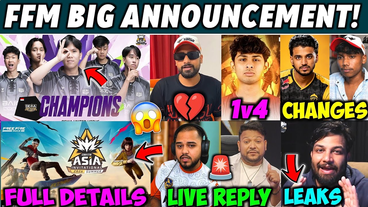 FFMAI INDIAN TEAMS 💔 Deva United Win, FFMAI Summer Details 🔥, Shoto 1v4 🤯, TG Team Hind Autobotz 💔
