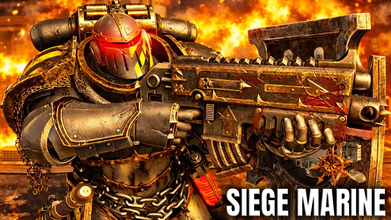 IRON WARRIORS BREACHER SIEGE MARINE! Chaos vs Tyranid Swarm - Space Marine 2 (4K, Mods)