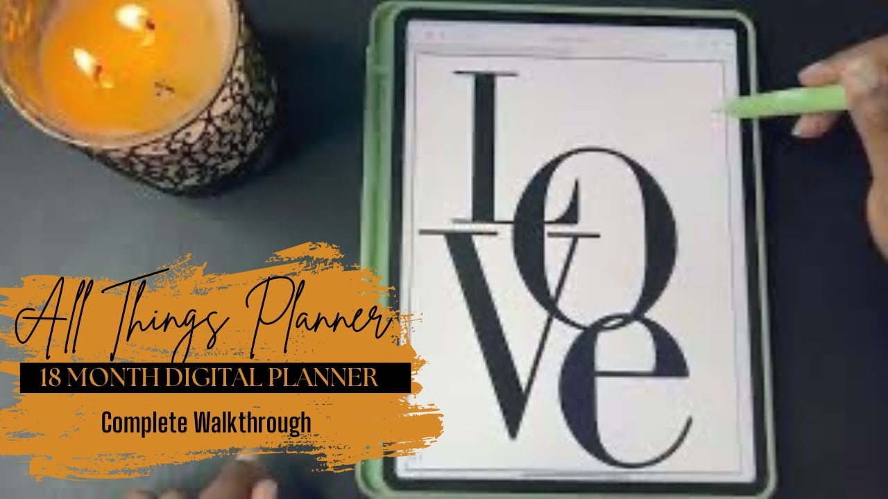 18 MONTH DIGITAL PLANNER | ALL THINGS PLANNER WALKTHROUGH  Digital Planning | Planning in GoodNotes