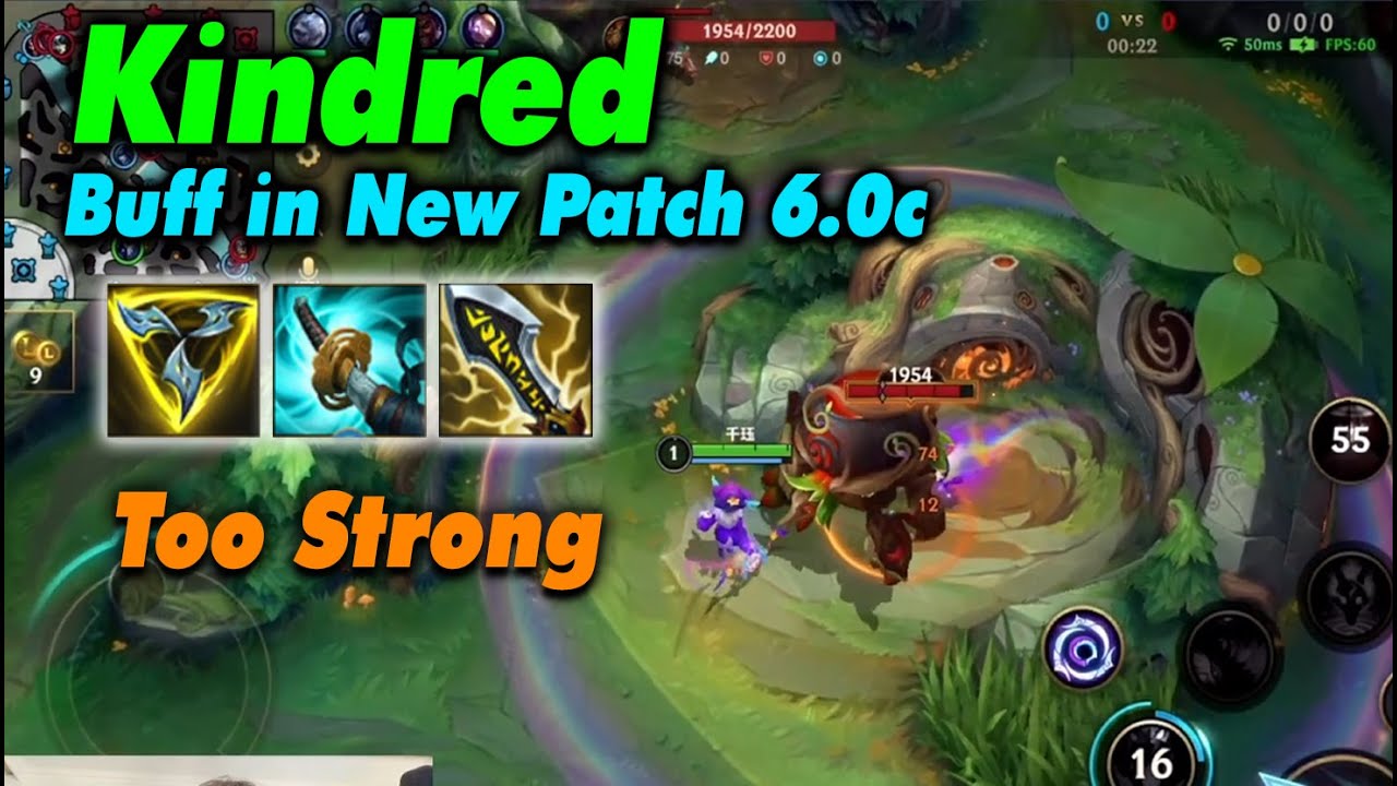 Kindred Wild Rift - Buffed in New Patch 6.0c too Strong | Top 10 Build China server