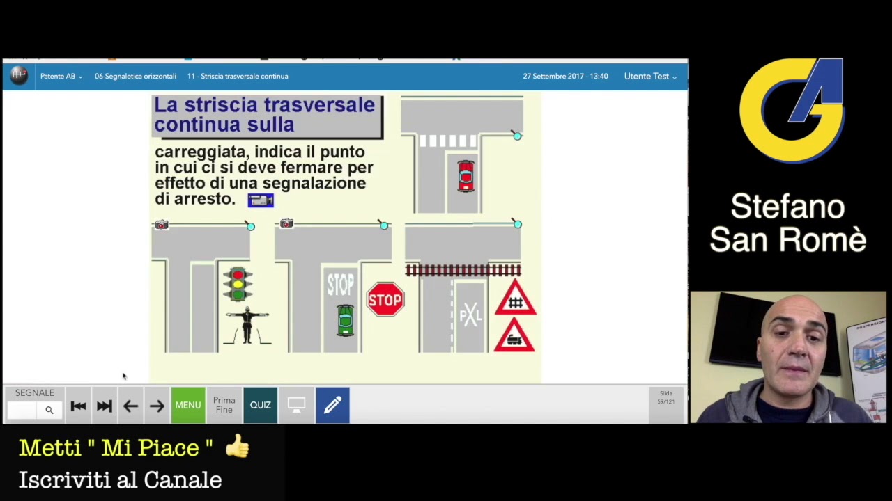 Segnaletica orizzontale - Capitolo 6 (sintesi)