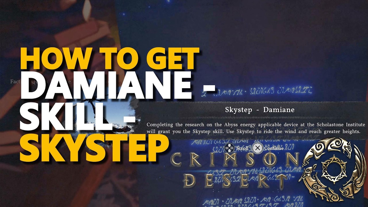 How to get Damiane - Skill - Skystep Crimson Desert
