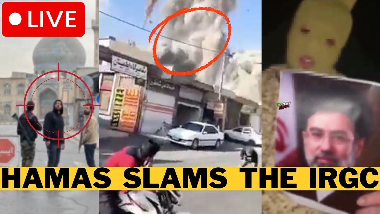 🚨 LIVE: Anti-IRGC Iranians Prepare Revolution - Hamas Slams Islamic Regime