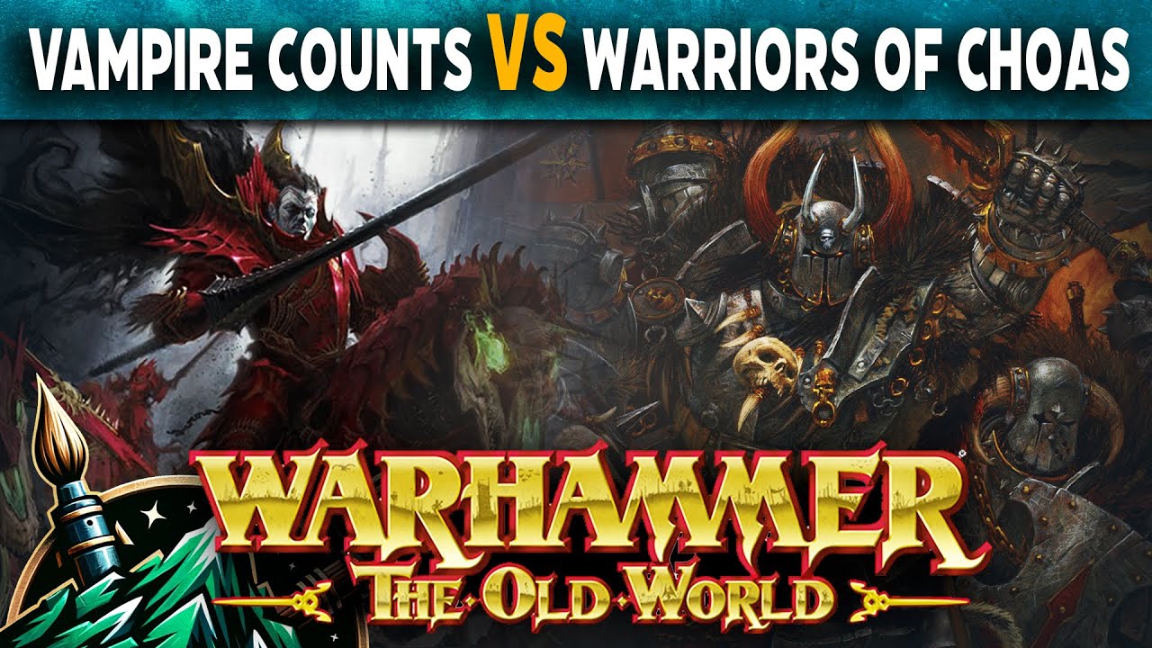 Warriors of Chaos vs Vampire Counts Warhammer The Old World Battle Report