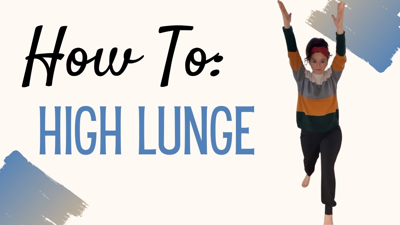 How to Do a High Lunge // Learn to Balance in a High Lunge in Yoga