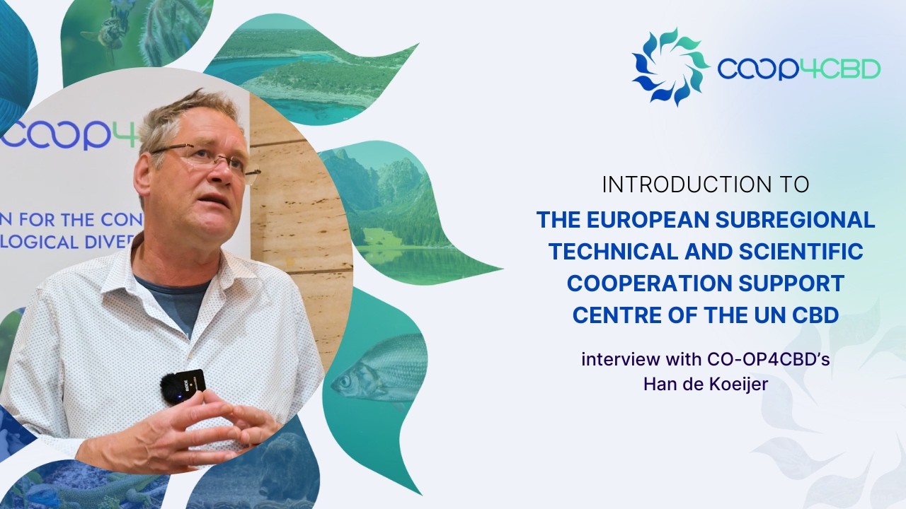 CO-OP4CBD's Han de Koeijer on the UN CBD Technical and Scientific Cooperation Support Centres