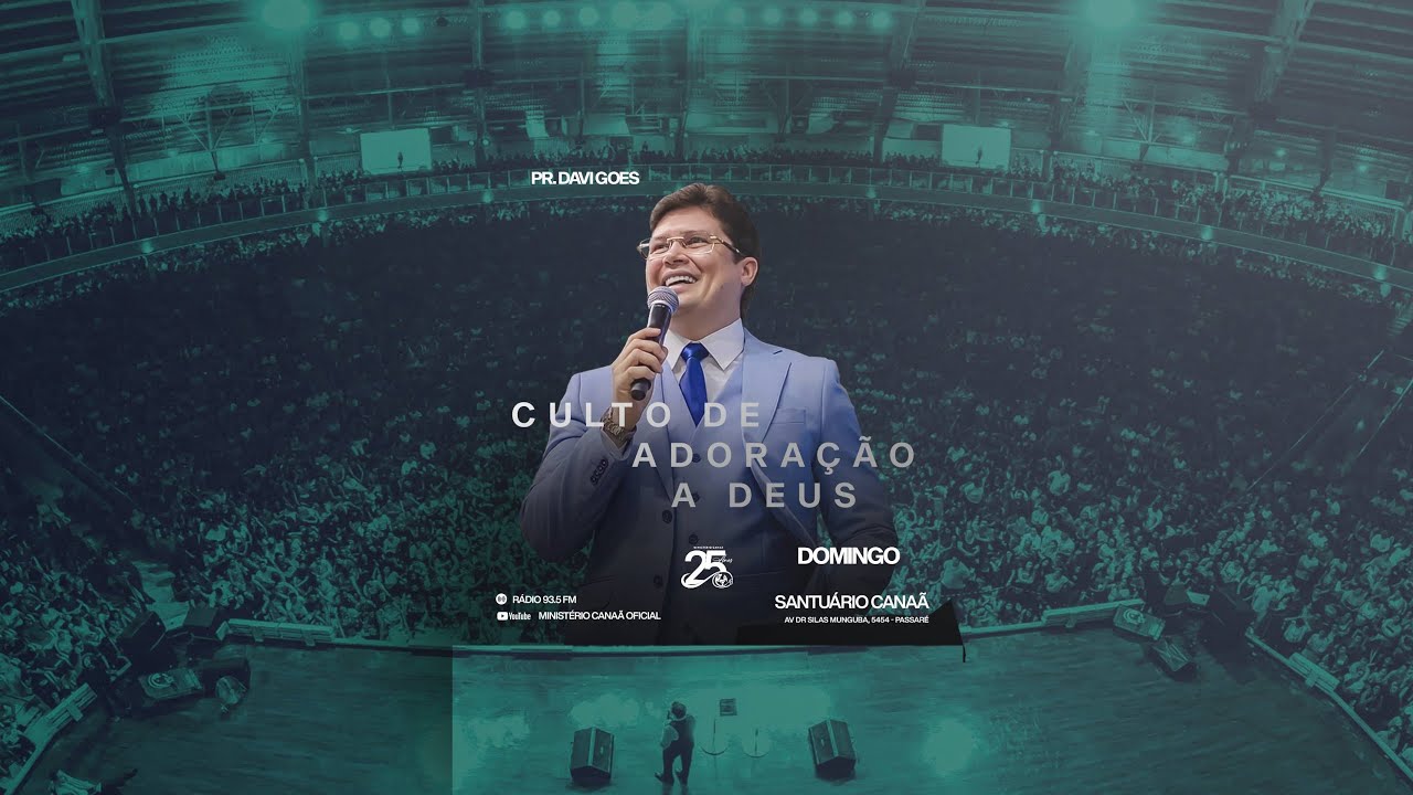 CULTO DE ADORA&Ccedil;&Atilde;O A DEUS - PR. DAVI GOES - 13/07/2025