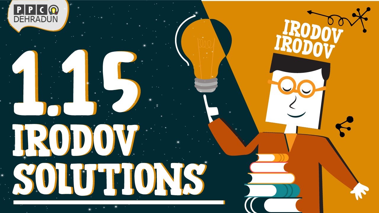 [1.15]- Problems in general Physics by I E Irodov: Solution by Saket Sir